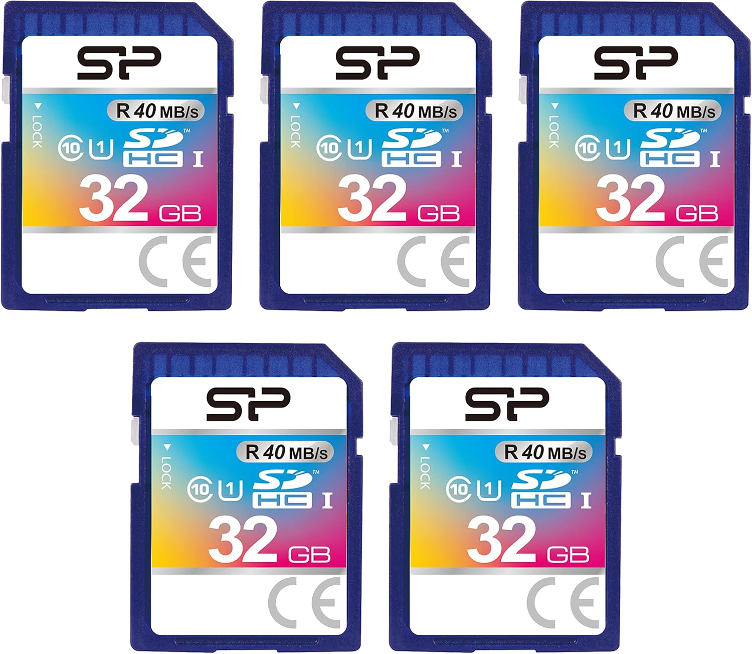32GB 5-Pack SDHC Class 10 UHS-1 Flash Memory Card by Silicon Power - Image 3
