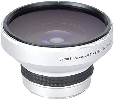 37mm Fisheye Lens 989 Silver Strong Applicability 0.25X Super Fisheye Additional Lens for Camera Lenses - Image 3