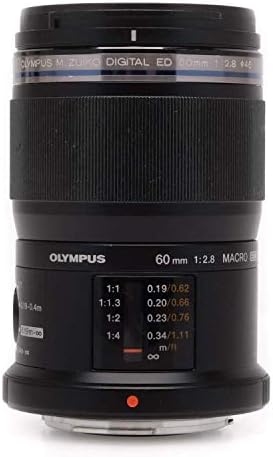 OM SYSTEM OLYMPUS M.Zuiko Digital ED 60mm F2.8 Macro For Micro Four Thirds System Camera, Weather Sealed Design, Focus Limit Switch Bright