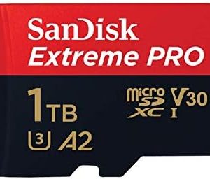 Sandisk microSDXC Extreme Pro 1TB (A2/ V30/ U3/ R170/ W90) + Adapter Mobile