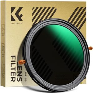 K&F CONCEPT 67mm ND4-64 (2-6 Stops) ND Lens Filter Variable & CPL Polarizers Filter 2-in-1, 28 Multi-Coated Polarizing and Neutral Density Camera Lens Filter (Nano-X Series)