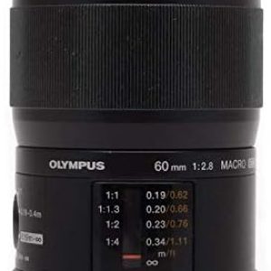 OM SYSTEM OLYMPUS M.Zuiko Digital ED 60mm F2.8 Macro For Micro Four Thirds System Camera, Weather Sealed Design, Focus Limit Switch Bright